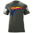 Arizona m17 Flag T-shirt Shirts 87097-3XL-MG