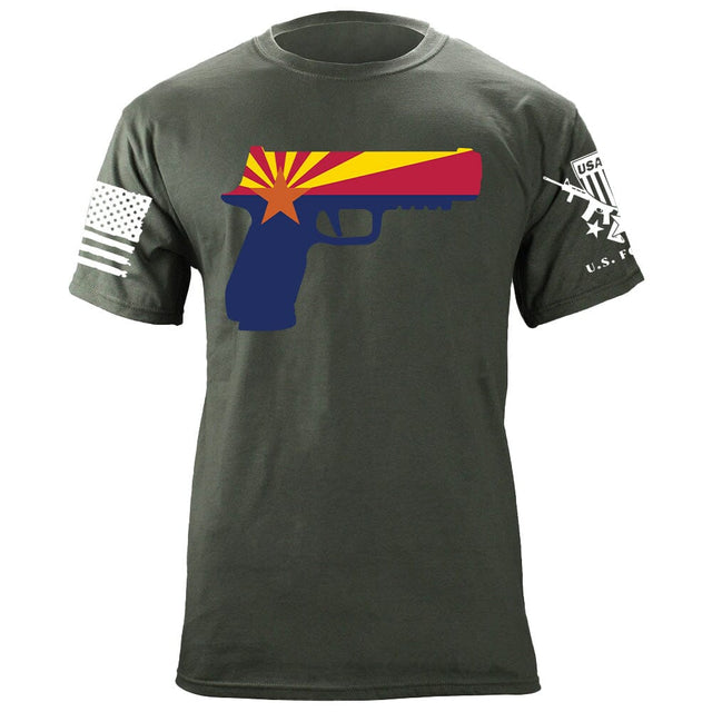 Arizona m17 Flag T-shirt Shirts 87097-3XL-MG