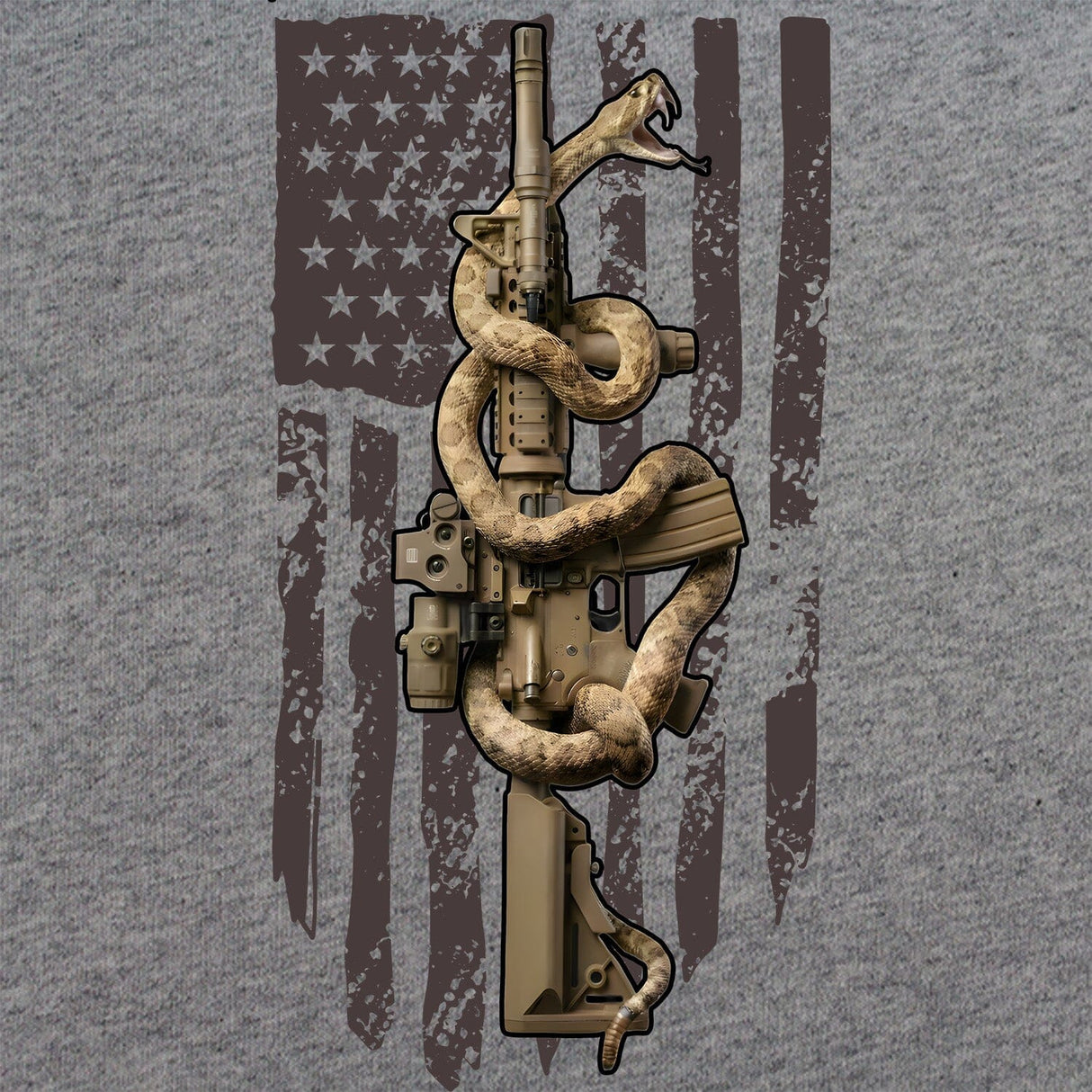 M4 Snake Flag T-Shirt Shirts 