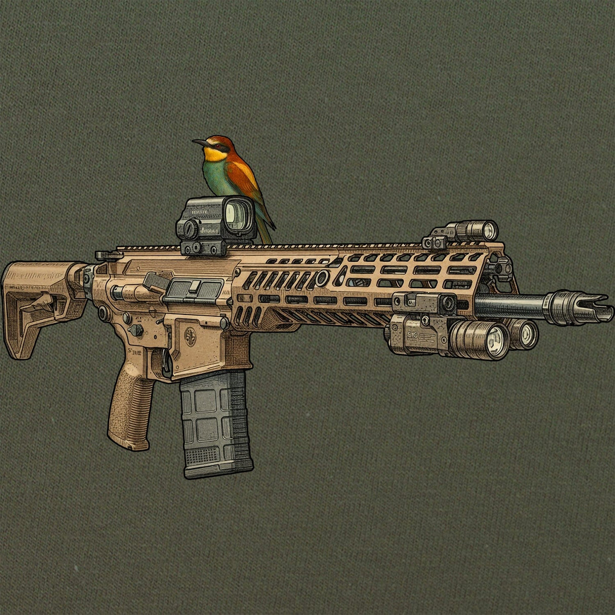 M7 Bird T-Shirt Shirts 