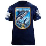 USS Nimitz Marlin T-Shirt Shirts 88101-S-NAVY