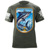 USS Nimitz Marlin T-Shirt Shirts 88101-S-MG