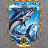 USS Nimitz Marlin T-Shirt Shirts 