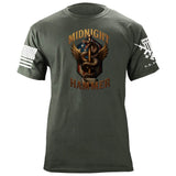 Midnight Hammer Snake - American Flag T-Shirt Shirts 86357-S-MG