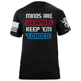 Minds are Weapons T-Shirt Shirts 88041-S-BK