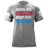 Minds are Weapons T-Shirt Shirts 88041-S-HG
