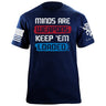 Minds are Weapons T-Shirt Shirts 88041-S-NAVY