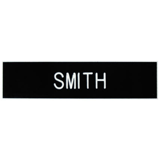 Navy Engraved Plastic Name Plate