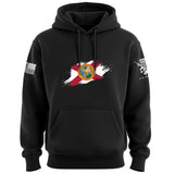 Florida Flag Paint Swatch Hoodie Hoodies 