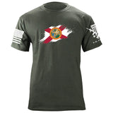 Florida Flag Paint Swatch T-Shirt Shirts 87081-3XL-MG