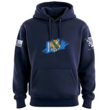 Oklahoma Flag Paint Swatch Hoodie