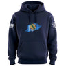 Oklahoma Flag Paint Swatch Hoodie Hoodies 100172-S-NAVY