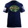 Proud Vet 4th Infantry Tshirt Shirts 87189-S-NAVY