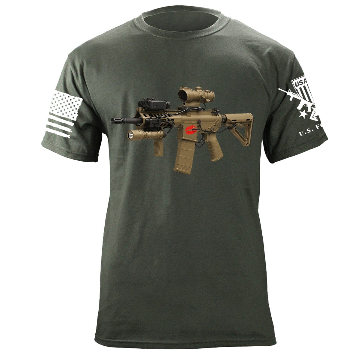 Rifle Kiss T-Shirt Shirts 87366-S-MG