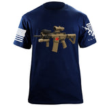 Rifle Kiss T-Shirt Shirts 87366-S-NAVY