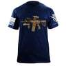Rifle Kiss T-Shirt Shirts 87366-S-NAVY