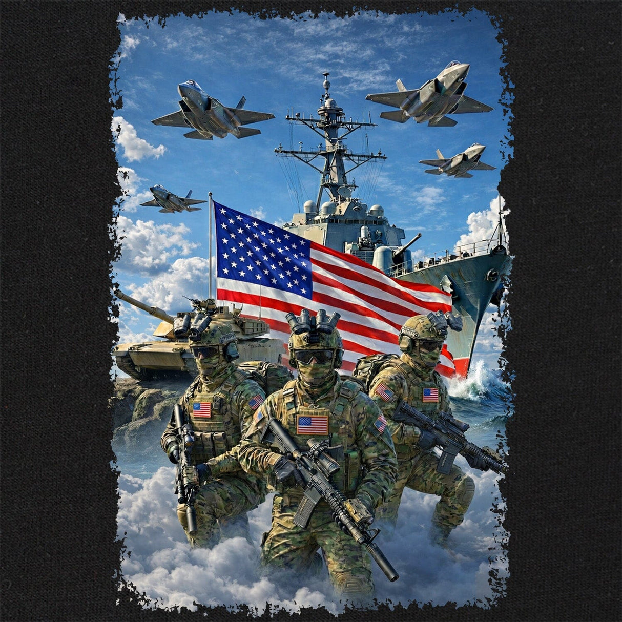 Armed Forces T-Shirt Shirts 