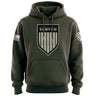 Footballs Operators Shield Drab Colors Hoodie Hoodies 