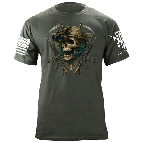 Skull Triangle T-Shirt Shirts 86381-S-MG