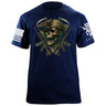 Skull Triangle T-Shirt Shirts 86381-S-NAVY