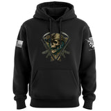 Skull Triangle Hoodie Hoodies 100251-S-BK