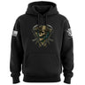 Skull Triangle Hoodie Hoodies 100251-S-BK