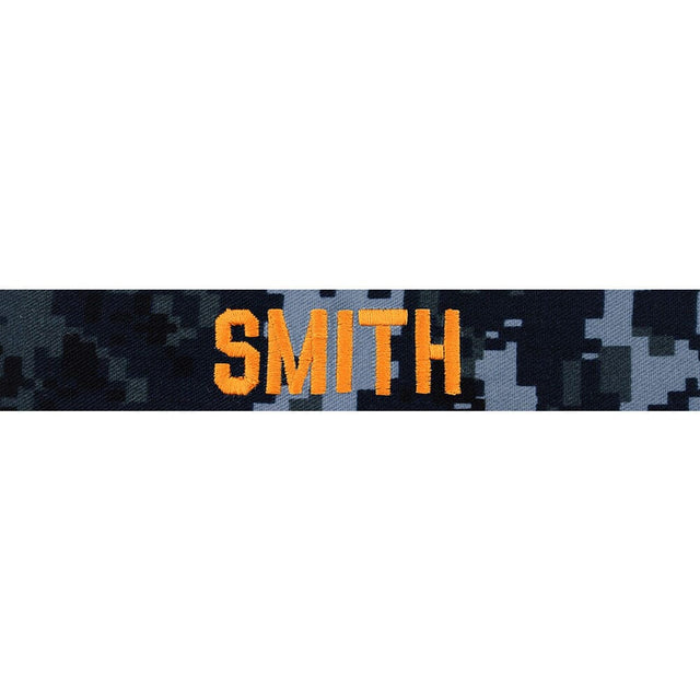 Navy NWU I Gold Name Tape
