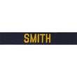 Navy Gold Officer Name Tape