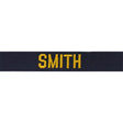 Navy Gold Officer Name Tape