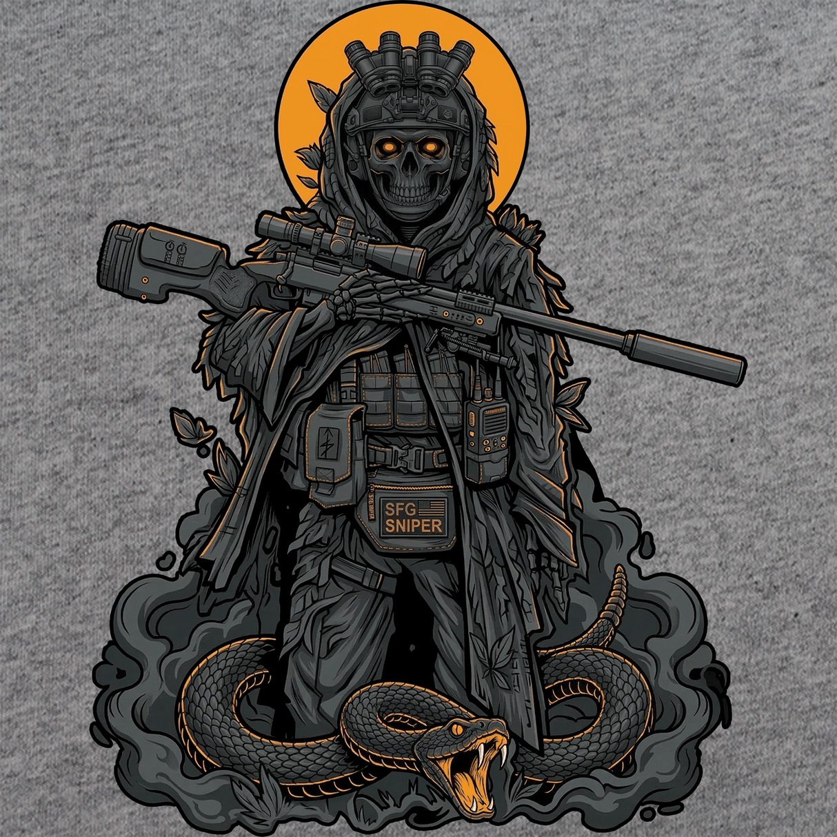 Low Contrast Sniper T-Shirt Shirts 