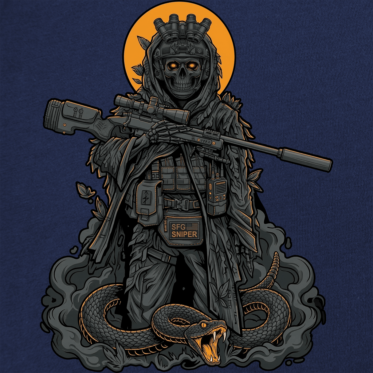 Low Contrast Sniper T-Shirt Shirts 