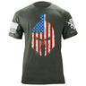 Spartan Distressed US Flag T-shirt