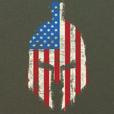 Spartan Distressed US Flag T-shirt Shirts 