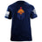 Spartan Helmet Arizona Flag Distressed T-Shirt Shirts 87086-S-NAVY
