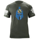 Spartan Helmet Oklahoma Flag Distressed T-Shirt Shirts 87088-3XL-MG