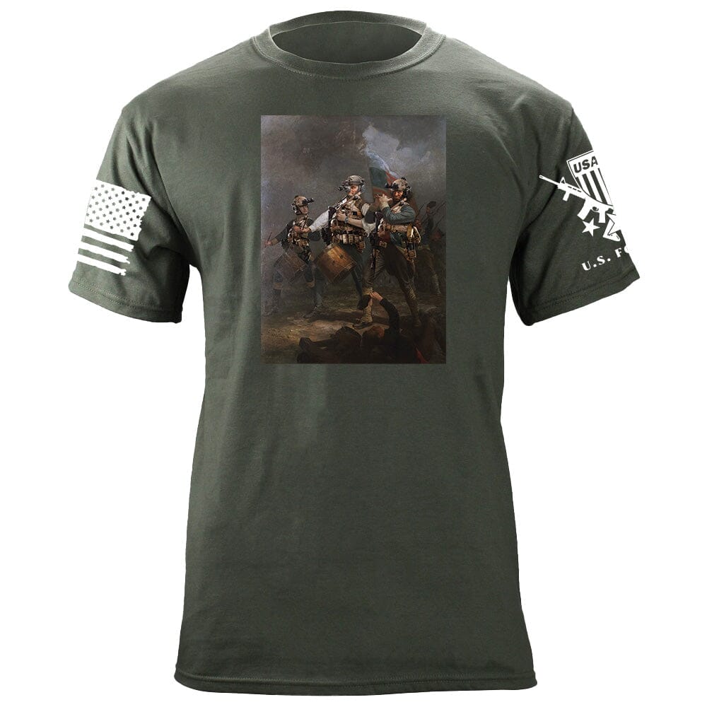 Spirit of 1776 Operators T-Shirt Shirts 87064-3XL-MG
