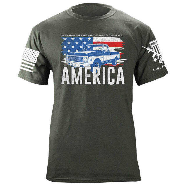 Square Body America T-Shirt Shirts 87035-S-MG