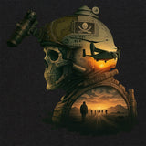 Space Force Sunset T-Shirt Shirts 