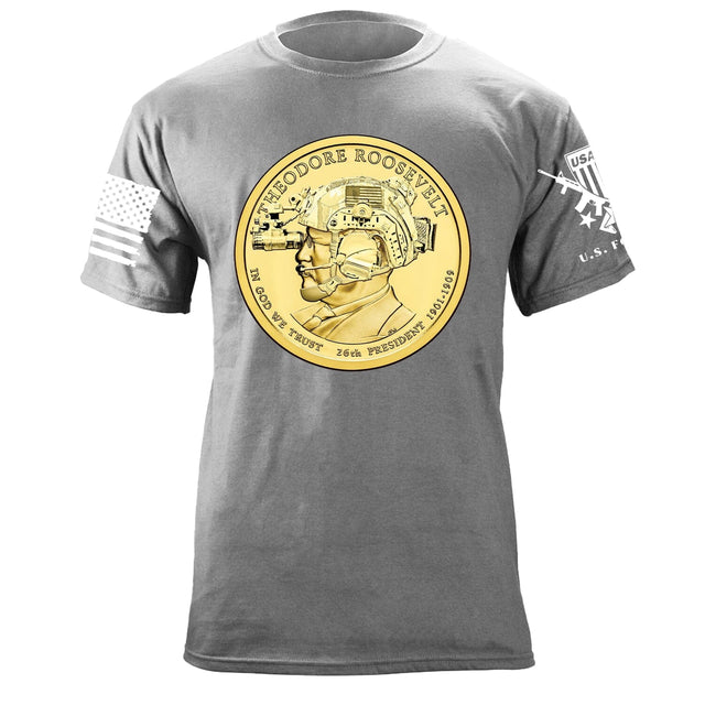 Teddy Roosevelt Coin Operator T-shirt Shirts 87134-S-HG