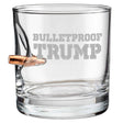 Trump Whiskey Glass Handmade Glass 308-Rocks-Bulletproof-Trump