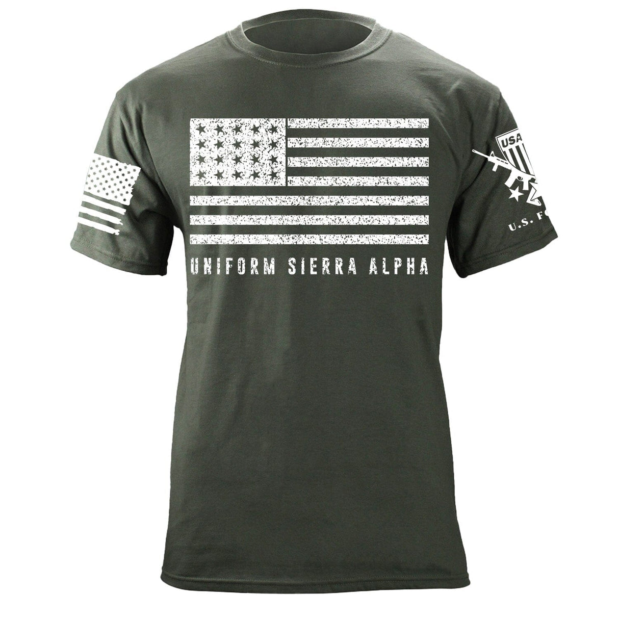 Uniform Sierra Alpha Bottom Tactical T-shirt Shirts 87132-S-MG