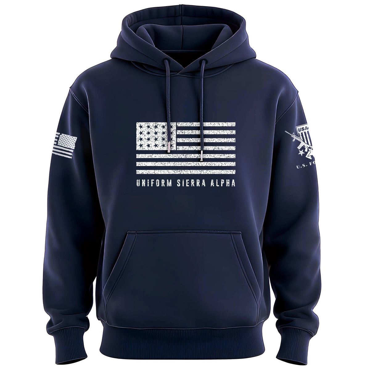 Uniform Sierra Alpha Bottom Tactical Hoodie Hoodies 100364-S-NAVY