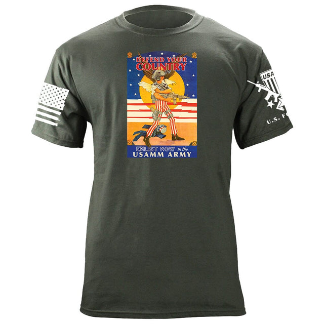 USAMM ARMY UNCLE SAM T-Shirt Shirts 87074-3XL-MG