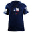 USAMM Shield Texas Flag T-Shirt Shirts 87075-S-NAVY