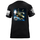 USS Lassen Orbital T-Shirt Shirts 87410-S-BK