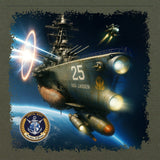 USS Lassen Orbital T-Shirt Shirts 