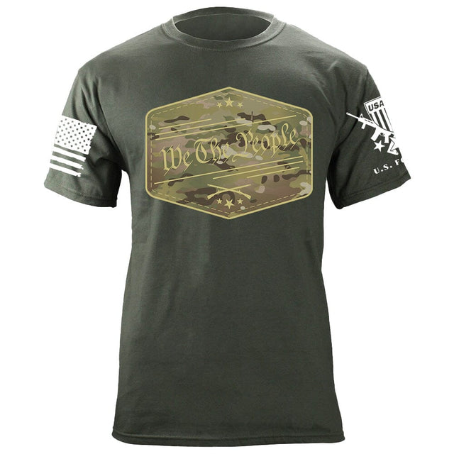 We The People Badge Multicam T-Shirt Shirts 87099-S-MG