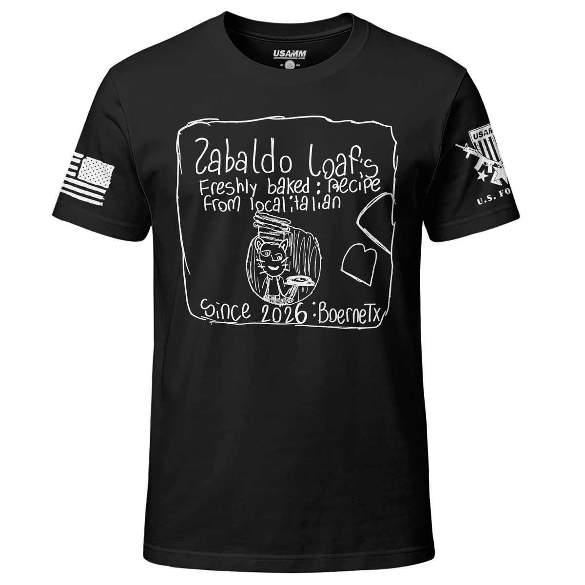 Zabaldo Loafs T-Shirt Shirts 88230-S-BK