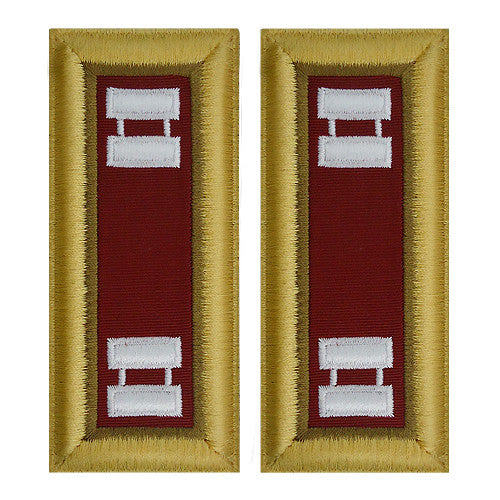 Army Female Shoulder Boards - Logistics Rank 11322DBR