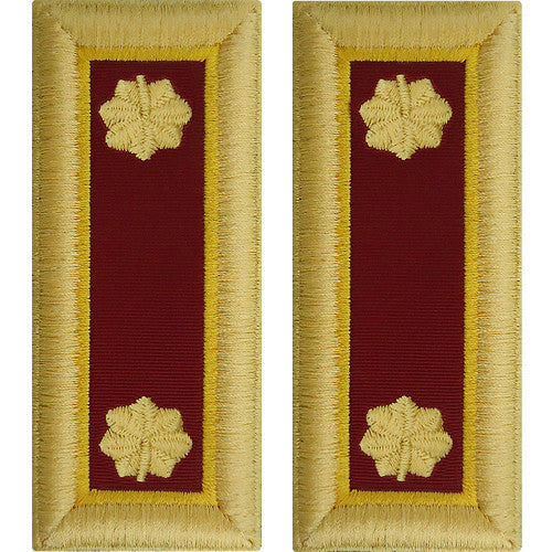 Army Male Shoulder Boards - Transportation Rank 11210DBR
